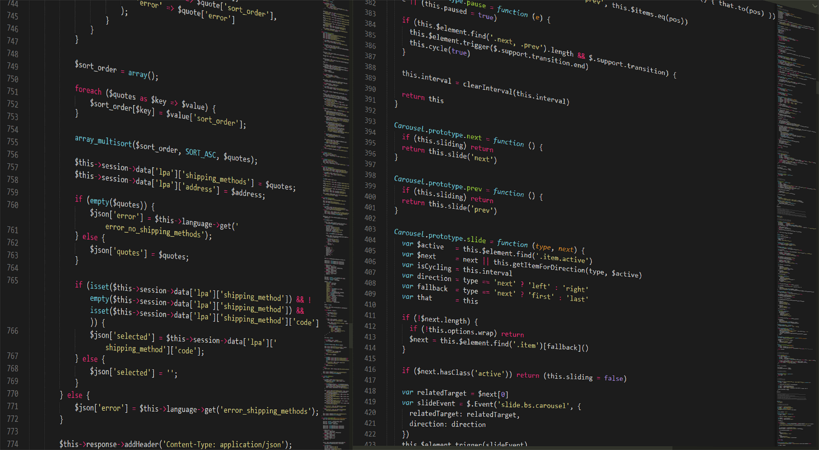 Code-Editor mit Syntaxhervorhebung